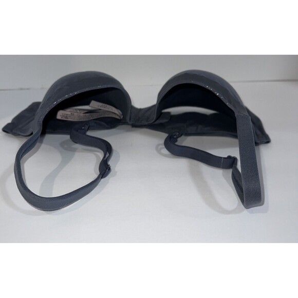 Victoria Secret Body Bra 34D Gray Lined Demi Underwire Sexy Comfortable - Picture 3 of 6